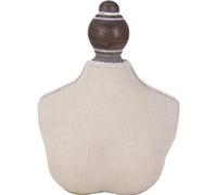 Luxylei Présentoir De Colliers À Bijoux en Bois Massif, Organisateur De Chaîne De Bijoux 3D, Modèle De Mannequin, Présentoir, Petit Porte-Collier