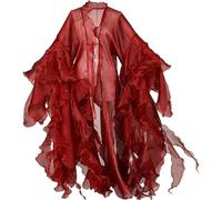 Luxylei Robe D'extérieur Chinoise Transparente, Cardigan Long Ouvert sur Le Devant, Tenue De Soirée Déguisée sur Le Thème De Dynastie Han