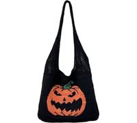 Luxylei Sacs Fourre-Tout en Tricot pour Halloween, Sacs À Friandises Ou À Bonbons, Sacs De Courses d'halloween, Grands Cadeaux d'halloween Réutilisables, Sacs À Bonbons D'épicerie, Sacs À Friandises