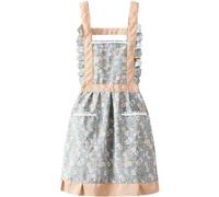 Luxylei Tabliers Floraux Rétro pour Femmes, Tablier De Cuisine Réglable Vintage avec Poches, Tabliers De Chef pour Cuisine, Accessoires De Cuisine
