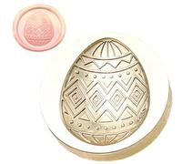 Luxylei Tête De Tampon De Sceau De Cire De Pâques, Tête De Tampon en Laiton Amovible pour Scellage Pâques, pour Cadeaux Créatifs, Enveloppes, Cartes D'invitation, Décoration