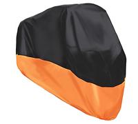 Luyao Housse de Protection 210D pour Moto Harley Road Glide Ultra FLTRU/FLTR Touring, Taille XXXL, Orange