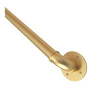 Luyckfrazy Rampe d'escalier dorée - Kit Complet, Main Courante pour escaliers, rampes d'escalier, Rampe d'appui intérieure et extérieure, Rampe d'escalier de sécurité antidérapante (Size : 210cm)