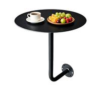 Luyckfrazy Table Basse Moderne Tables de Salle à Manger Rondes murales Petites Table Rondes pour Chambre à Coucher Café Bar Pub Cocktail Lounge Petites Tables de conférence(35x35x45cm)