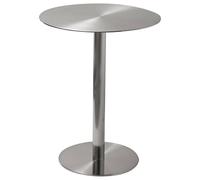 Luyckfrazy Table de Bar Ronde, Table de Cocktail Moderne, Tables de Bistro, pub avec Base Stable, Facile à Nettoyer pour terrasse extérieure, café, thé, Salle à Manger Commerciale(40x40x95cm)