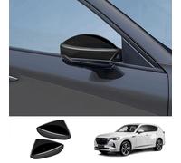 Luyhok Coque de rétroviseur latéral de voiture pour Mazda CX-60 CX60 2022 2023 2024 Accessoires de décoration extérieure, pièces de couverture de rétroviseur automatique