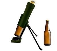 LUYIEDHA Décapsuleur de Mortier de Bière, Décapsuleur de Bière Amusant, Lance-bouchons tactique, Lanceur et mains libres, amusant pour maison bars, bureaux, fête (A)