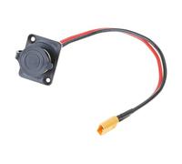 Luyismer Fiches de charge pour scooter électrique - Ports d'entrée d'alimentation compacts - Port 3 broches avec amélioration de la protection électrique