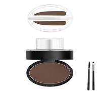 LUYJWZN Fresheight Deluxe Stamp Set, Waterproof Eyebrow Stamp Set, Create Perfect Natural Eyebrow Shape, Sweat Proof, Non-Smudgeable, Beginner-Friendly Brow Defining Tool for Women (Dark Brown-C)