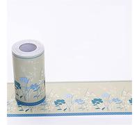 LUYSGBXR 10 M/Roll auto-adhésif étanche taille lignes papier peint salle de bain plinthe ligne décor couloir sol frontières autocollant(30)