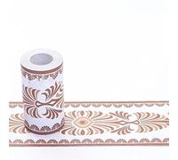 LUYSGBXR 10 M/Roll auto-adhésif étanche taille lignes papier peint salle de bain plinthe ligne décor couloir sol frontières autocollant(32)