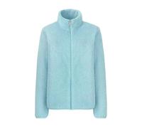 LUYSGBXR Fashion Polar Fleece Autumn Winter Coat Women Jacket Shaggy Warm Cropped Jackets Overcoat Zipper Outwear Femme Veste(Color1,L)