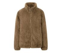 LUYSGBXR Fashion Polar Fleece Autumn Winter Coat Women Jacket Shaggy Warm Cropped Jackets Overcoat Zipper Outwear Femme Veste(Color6,L)