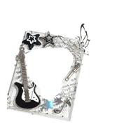 LUYSGBXR Finished Card Brick Sea Breeze Whisper Ice Transparent Star Protectork(Black)