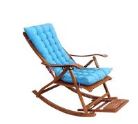 LUYSGBXR Four Seasons Thick Bench Cushion Rocker Chair Solid Color Soft Thicken Outdoor Garden Reclining Cushions(Color 9,53x53cm)