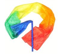 LUYSGBXR Gymnastique Fille 1 Ruban de Soie coloré for la Danse et la Gymnastique, Accessoire de Sport for Adultes et Enfants, 1,5 m x 20 cm