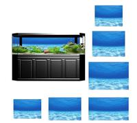 LUYSGBXR Image 3D HD for Aquarium, Peinture de Fond d'aquarium, Autocollant Paysage, Affiche réservoir sous-Marin, décoration d'arrière-Plan d'océan(61x30cm)