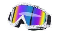 LUYSGBXR Masque Ski Lunettes de Ski Snowboard Anti-buée Lunettes de Ski Hiver Sports de Plein air Cyclisme Moto Lunettes Coupe-Vent(Silver)