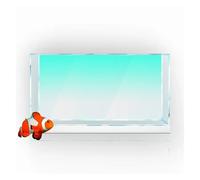 LUYSGBXR Papier Peint pour Aquarium Fond d'écran dégradé for Aquarium, Impression Simple, décorations for Toile de Fond d'aquarium(Green 1,50x150cm)