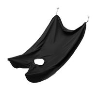 LUYSGBXR Tablier Tablier de rasage for barbe et moustache 120 x 78 cm, bavoir cape for avec ventouses, fixation au miroir, outils coiffure(Black)