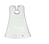 LUYSGBXR Tablier Tablier de rasage for barbe et moustache 120 x 78 cm, bavoir cape for avec ventouses, fixation au miroir, outils coiffure(WHITE)