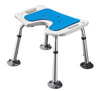 LuysmengEU Chaise de Douche de sécurité réglable, siège Baignoire, Tabouret Bain, avec Support tête et poignées, Banc Bain Confortable for Personnes âgées, Seniors ou handicapées(Big Suction Cups)