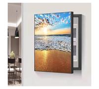 LuysmengEU Meter Box Decorative Painting Ndoor Electric Meter Cover Hole-Free Circuit Breaker Shielding Boxes Electrical Panel Hide Paintings Creative Switch Box(C,50x70cm)