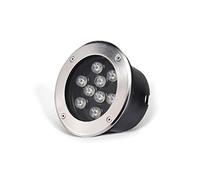 LuysmengEU Recessed LED Underground Light Well Lights Multi-Color Anti-Rust 12V IP68 Waterproof Pool Light for Pond Fountain Deck Pathway Lamp(White,15W)