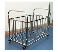 LuysmengEU Support à Ballons de Basket, Chariot à Ballons Robuste sur roulettes, Cage de Rangement for Ballons de Basket(M-110x63x85cm)