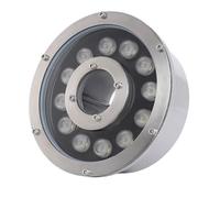 LuysmengEU Underwater Pond Light Swimming Pool Lamp IP68 Waterproof Low Voltage 12/24V Ring Fountain Light for Garden Park Waterfall Landscape Lamp(White,6W-24V)