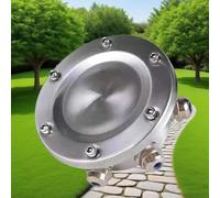 LuysmengEU Underwater Waterproof Connection Box - IP68 Sealed 304 Stainless Steel Outdoor Light Junction Boxes, Swimming Pool Underwater Fountain Light Transition Head(1 in 2 out)