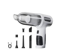 LUYSNDFG Aspirateur Voiture pour Hyundai Accent Mistra Sonata Staria Santafe Kona, Aspirateur à Main sans Fil Aspirateur de Voiture Puissant pour Voiture Maison et Bureau Poils d'animaux, B White