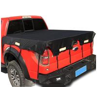 LUYSNDFG Couverture de lit de Camionnette pour Ford Ranger T9 2023 2024 2025, Bâche imperméable pour Pickup Intempéries Bâche de Protection pour Camion avec Sangles élastiques,B L199*w185