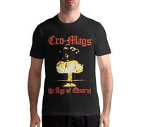 LUYTGCDRZZ Cro-Mags The Age of Quarrel Men's Funny Graphic T-Shirt Tops Hemden(X-Large)