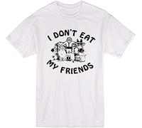 LUYTGCDRZZ I Don't Eat My Friends T-Shirt Worn by Morrissey, Bernard Shaw UK Delivery White Hemden(XX-Large)