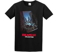 LUYTGCDRZZ Men's Escape from New Work Poster Men's T-Shirt Hemden(3X-Large)