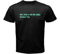 LUYTGCDRZZ New Nick Cave & The Bad Seeds Skeleton Tree Men's Black T-Shirt Black Hemden(3X-Large)