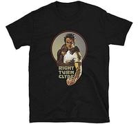 LUYTGCDRZZ Right Turn Clyde Clint Eastwood Every Which Way But Loose Movie You Can T-Shirt Black Hemden(Large)