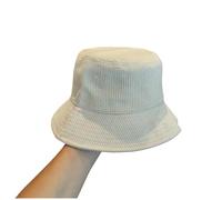 LUYYBDBG Bonnet d'hiver Chapeau Seau en Velours Côtelé pour Femmes Et Hommes, Casquette De Pêcheur Couleur Unie, Garde Au Chaud, Rue Hip Hop, Nouvelle Collection Automne Hiver-beige-54-58cm