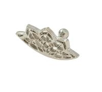 LUYYBDBG Boucles d'oreilles Boucle d'oreille Bohème Mandala Fleur De Lotus Punk, Piercing Géométrique Caché Helix Couleur Argent, Accessoires d'halloween, Bijoux Cadeaux-s602