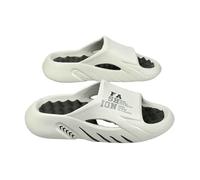 LUYYBDBG Chaussons Été Hommes Lettre Imprimer Pantoufles Côtés Sandales D'extérieur Intérieures Plage Chaussures Décontractées Sole Douce Slides Flip-Flops pour Hommes-4-38-39