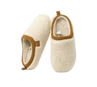 LUYYBDBG chaussons Pantoufles D'hiver Pelucheuses Pour Femmes, Chaussures Courtes En Peluche, Douces Et Confortables, Plates, Coton, La Maison, Garde Au Chaud, Décontractées Antidérapantes, Nouvelle C