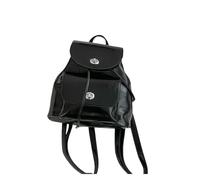 LUYYBDBG Sac à Dos Femme Backpack De Niche Style Collégial Transfrontalier pour Les Femmes New Automn Retro Fashion Small Voyage Décontracté-Noir sans Pendentif