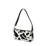 LUYYBDBG Sac bandoulière À Motif De Vache pour Femmes, Haut Gamme, Prêt l'emploi, Nouvelle Collection-Blanc