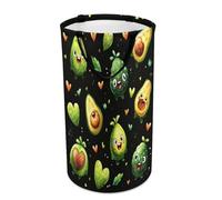 LUYYSKY Panier à linge polyvalent réaliste et amusant d'avocat, panier à linge de grande capacité avec poignée sur le thème des fruits tropicaux