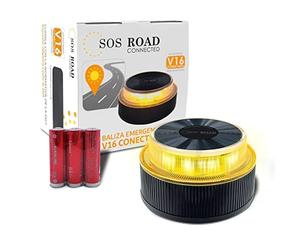 LUZ DE EMERGENCIA TRAFICO V16 CONECTADA A INTERNET SOS ROAD CONNECTED