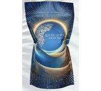 LUZ DE SOLIA Recharge Sachet 450g Perle de Cire + 20 mèches, Bougie Sable, Bougie Infini, Bougie Naturel, Poudre de Cire, Bougie Poudre