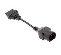 Luzhengyang Câble convertisseur de diagnostic OBD1 vers OBDII pour adaptateur 17 broches vers 16 broches et matériaux de qualité automobile, connecteur pour tous les véhicules, connecteurs femelles 16