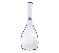 Luzhengyang Housse transparente tendance pour guitare acoustique - Poids : 106,7 cm - Avec bretelles - Pour guitare acoustique folk - Matériau PP - Pour musiciens et voyageurs