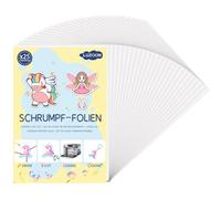 LUZOON 25pcs Feuille Plastique Fou A4, Plastique Magique Fou Translucide Transparence Totale, Epaisseur 0,3 mm, Taille 20 * 29 cm (A4-25pcs)